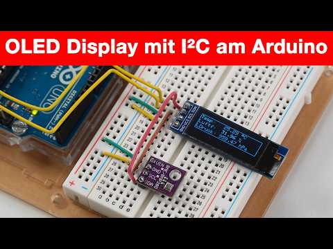 OLED display & BME280 sensor on Arduino with I²C - Tutorial