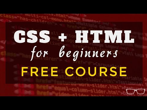 FREE CSS + HTML class for beginners...