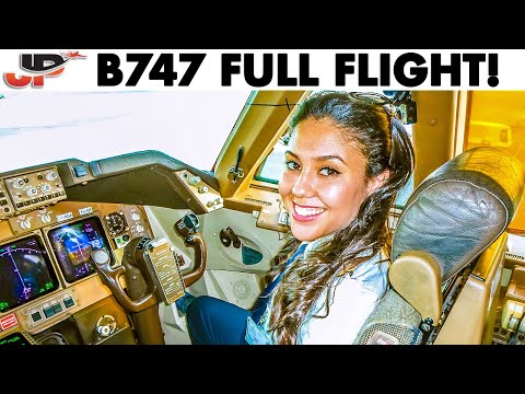 Boeing 747 Cockpit Full Flight | Royal Air Maroc 3hr video