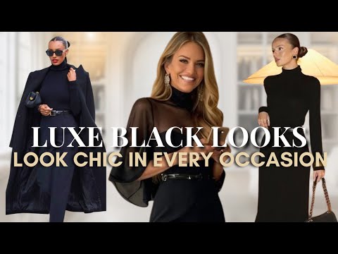 How to Wear Black | The Luxe Outfit Formulas That Always Look Chic