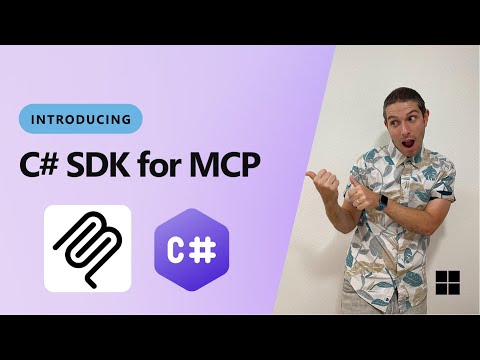 Introduction to the C# SDK for Model Context Protocol (MCP)