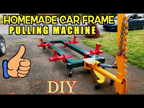 ✅ Home Made car body frame machine, Frame rack, Collision Repair Equipment, Universal DIY Jig