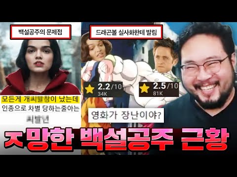 "모든 게 개X발인데 인종으로 차별당하는 줄 아는 X발놈" 엄복동한테도 발린 백설공주 근황&영화 짤 모음집 ㅋㅋㅋㅋㅋ
