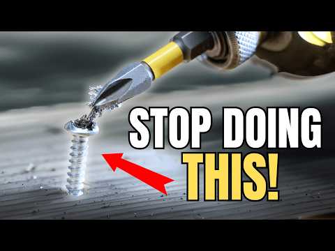 7 Mistakes Beginners Make with Screws (and how to AVOID them!)