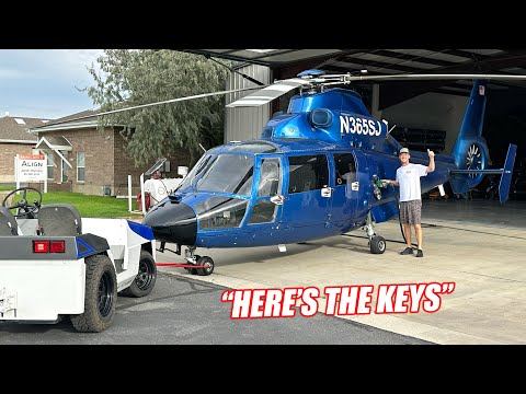 I Stole HeavyD's GIANT Twin Turbine Helicopter For the Day... IT'S SO FAST!!!