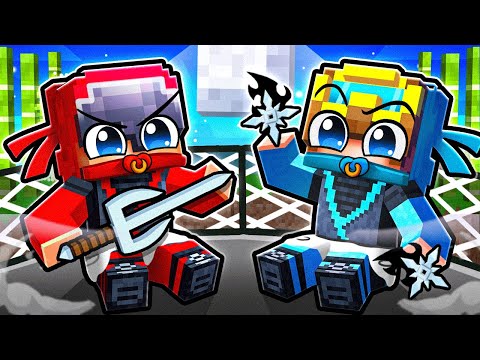 We Became BABY NINJAS in Minecraft!