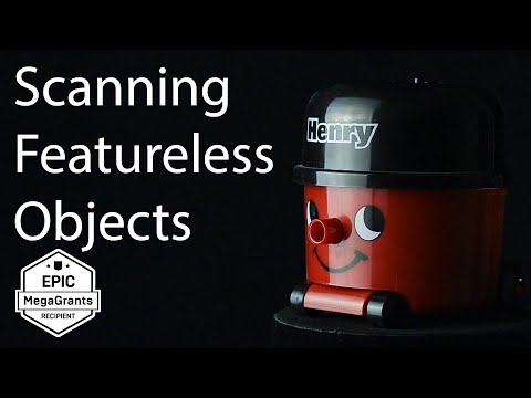 Scanning Featureless Objects