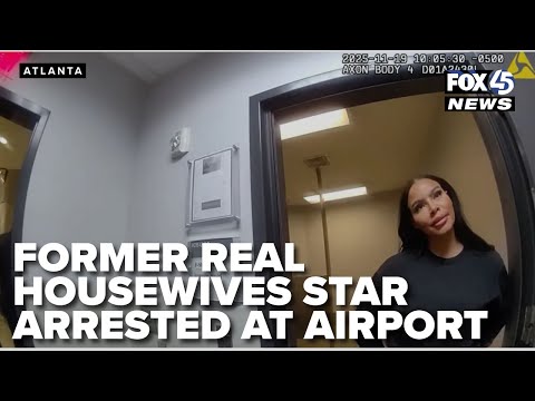Bodycam video | Former Real Housewives of Potomac star arrested at airport