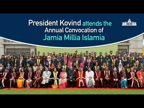 President Kovind attends the Annual Convocation of Jamia Millia Islamia in New Delhi