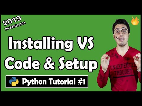 Installing VS Code, Python & writing hello world Python code | Python Tutorial #1