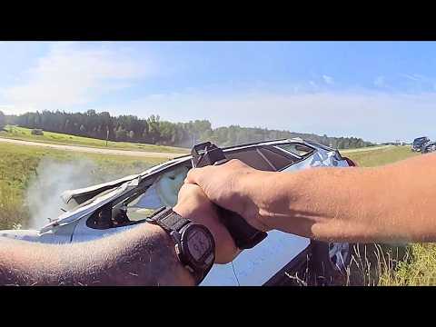 Police Confront Murder Suspect After Chase, Crash