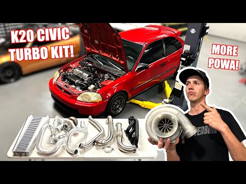 Turboing My K-Swapped Civic In a Day!