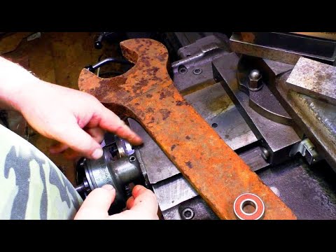 Не выбрасывайте рожковые ключи.  Новые корпуса для подшипников строгального вала. Отходы в доходы.