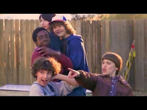 the cast of Stranger Things making me laugh for 4 minutes straight