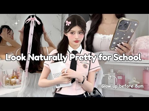 Look 10x PRETTIER for School NATURALLY (No Makeup Needed)