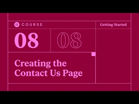 [08] - Creating the “Contact Us” Page and Course Conclusion