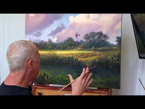 A Painter's Secret Weapon: how to use glazes to adjust your landscape [DEMO]