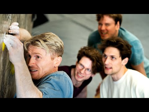 Trying impossible 8C boulder