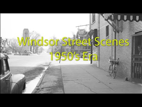 Windsor Street Scenes, 1950's Era