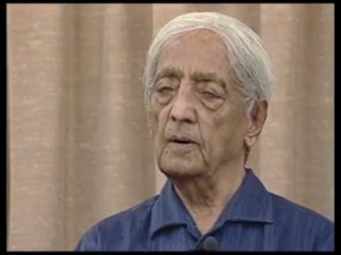 On the difference between observing and thinking about oneself | J. Krishnamurti