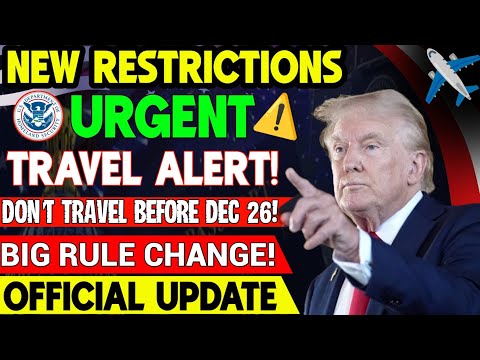 TRAVEL ALERT DEC 2025 | US Facial Recognition at Every Checkpoint | Dont Travel Without Knowing This
