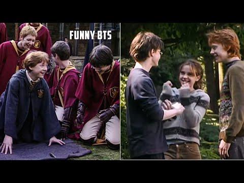 harry potter behind the scenes | harry Potter funny bts