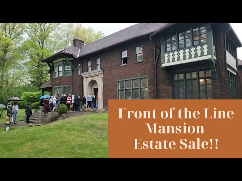 Amazing Treasures at a Mansion Estate Sale!! Antiques, Primitives, Thrifting
