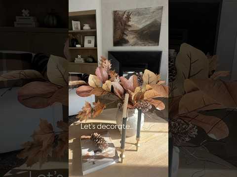 Fall Coffee Table Styling 🍂 #coffeetable #falldecor