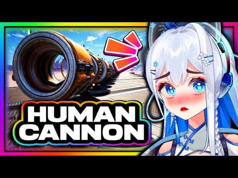 HE BUILT A 600 METER HUMAN CANNON LOL