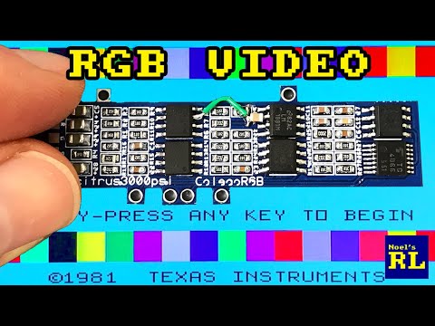 TI-99/4A - RGB Video Out 🌈🌈🌈 (Part 4)