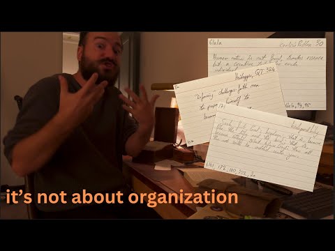 insight for an analog zettelkasten