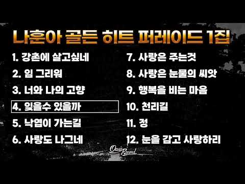나훈아 골든 히트 퍼레이드 1집ㅣ오아시스레코드