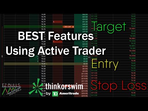 MUST know these Active Trader Features | OCO, Stop Loss | ThinkOrSwim