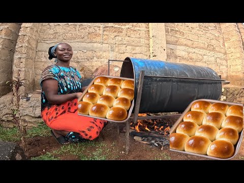 You've NEVER Seen Soft &Fluffy Dinner Rolls Baked On A BARREL With Lemon Tea  For Dinner 