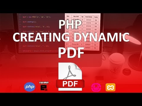 Creating Dynamic PDF in PHP
