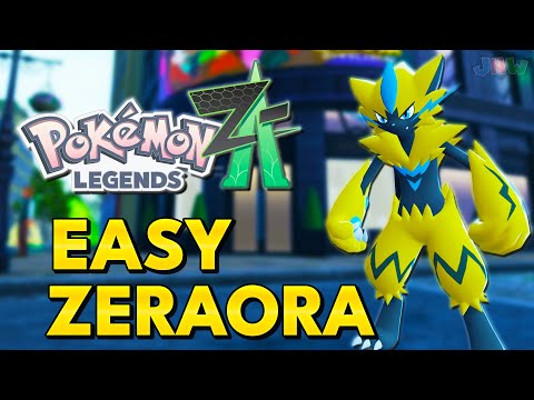 How to get ZERAORA in Pokemon Legends ZA Mega Dimension