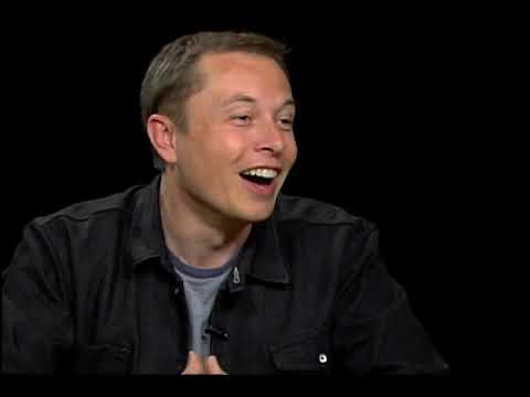 Elon Musk in 2009— Charlie Rose Interview