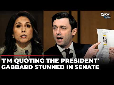 Democrat Ossoff Asks Tulsi Gabbard On The Face: 'President Request Your Presence At The FBI Raid?'