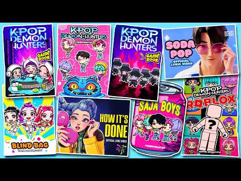 KPOP DEMON HUNTERS Blind Bag | 🫧SODA POP🫧Lyrics Book | ROBLOX RUMI ZOEY 케이팝 데몬 헌터스