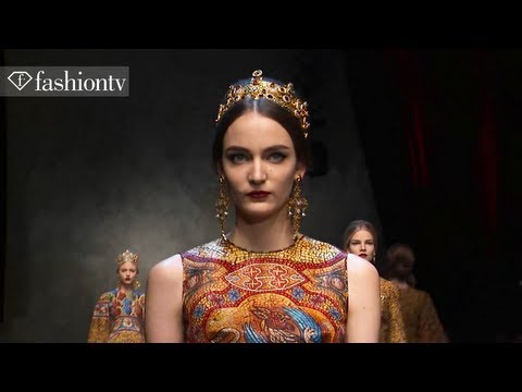 Dolce & Gabbana Fall/Winter 2013-14 | Milan Fashion Week MFW | FashionTV