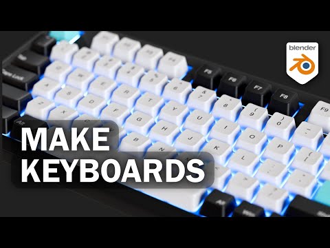How to Model a Keyboard in Blender