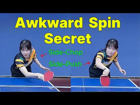 Destroy Backhand Short Serves: The ‘Awkward Spin’ Secret of the Side-Chop & Side-Push