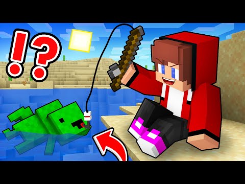 JJ And Mikey Can TRANSFORM into ANY MOB in Minecraft Maizen
