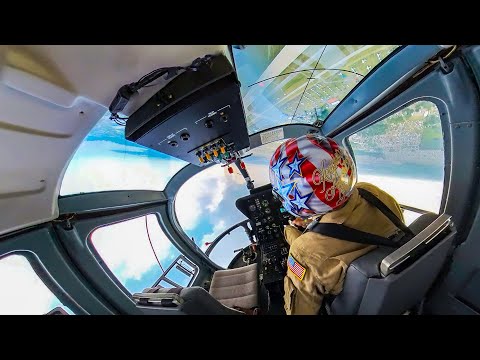 BO-105 Helicopter Aerobatics Oshkosh 2023