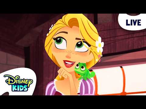 🔴 LIVE! Rapunzel's Tangled Adventure! 💖 | 24/7 Full Episodes | @disneykids