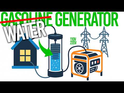 🔥 Goodbye Gasoline! I Made an Electric Generator That Runs ONLY ON WATER