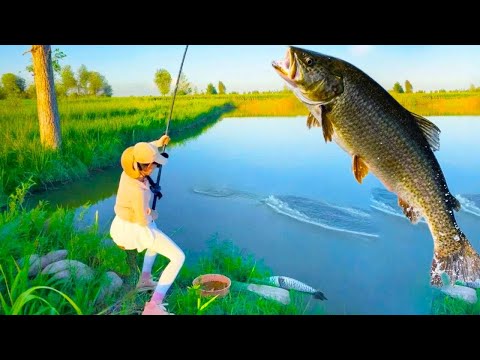 美女遭到12歲小寶挑釁？嫌棄她力氣小釣不到大魚，還要讓美女給他當徒弟，不料結局太意外了！