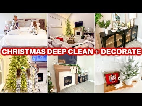 COZY CHRISTMAS CLEAN AND DECORATE WITH ME 2025 | CHRISTMAS DECOR CLEANING MOTIVATION JAMIE'S JOURNEY