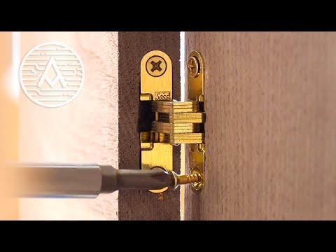 Installing INVISIBLE HINGES with Hand Tools | SOSS