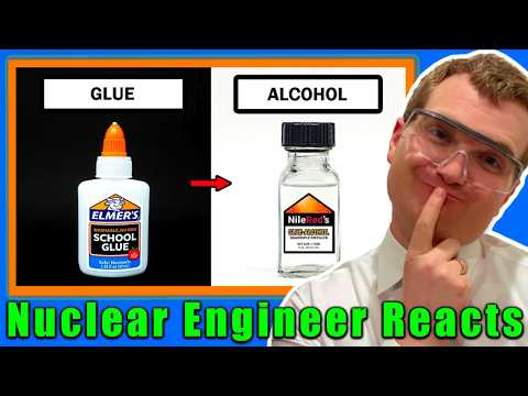 Turning Children's Glue into Drinkable Alcohol - Nuclear Engineer Reacts to NileRed